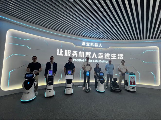 Padbot Service Roboter Ausstellung