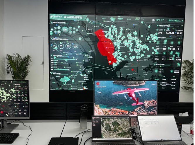 Zentrale Leitstelle bei Phoenix Wings in Shenzhen